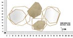 WANDSPIEGEL STEEN CM 91X4X52, Huis en Inrichting, Woonaccessoires | Spiegels, Ophalen of Verzenden, Nieuw