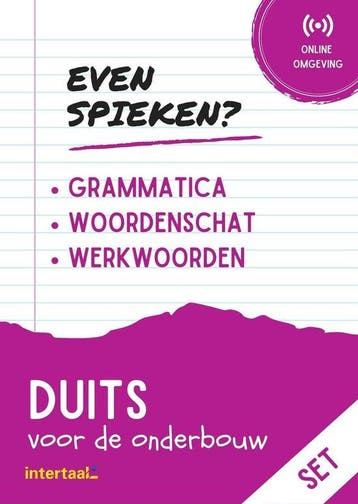 Even Spieken - Duits voor de onderbouw (set) - Intertaal, Verzenden, Gelezen, Intertaal