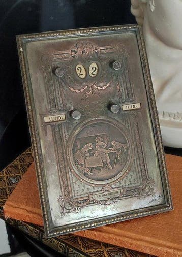 Eeuwigdurende kalender - Met draaiknop - Frankrijk - Het