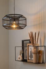 WOOOD Exclusive Esila Hanglamp - Metaal - Zwart -  –, Verzenden, Nieuw
