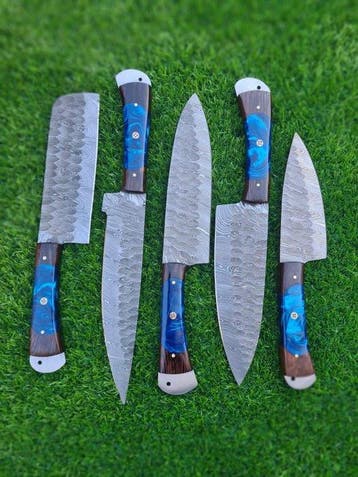 Keukenmes - Utility knife - Staal, Hout, Hars - Italië, Antiek en Kunst
