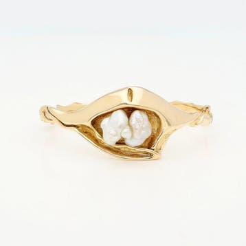 Armband - 18 karaat Geel goud Parel, Nieuw