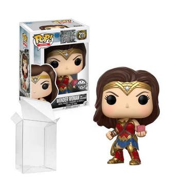 Funko Pop  Justice League  Wonder Woman w/ Motherbox 211 SE, Verzamelen, Verzenden, Nieuw