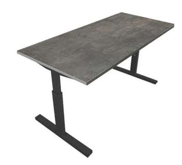 In hoogte verstelbaar  zwart bureau, Werkplek, Ophalen of Verzenden, Nieuw in verpakking, Bureau