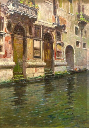 Vincenzo Caprile (1856–1936) - Scorcio veneziano