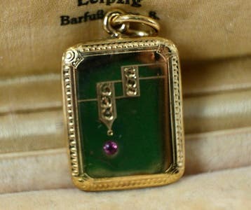 Handmade - Medaillon - 18 karaat Goud gevuld, Geel goud,