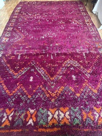 Vloerkleed - 370 cm - 200 cm - Marokkaans vintage tapijt, Nieuw