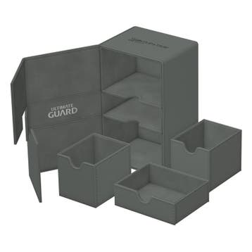 Ultimate Guard Twin FlipnTray 160+ Xenoskin - Grey (Merk), Verzenden, Zo goed als nieuw