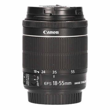 Canon EF-S 18-55mm f/3.5-5.6 IS STM met garantie, Ophalen of Verzenden, Gebruikt