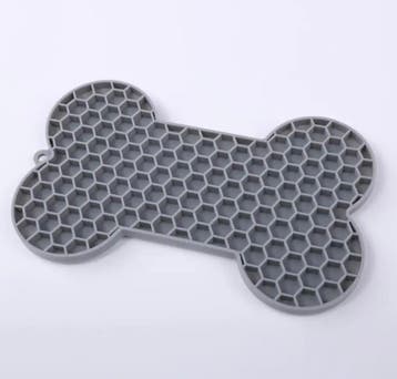 Likmat Klein Botje Grijs 18x11cm (Hond, Likmatten, Spelen), Ophalen of Verzenden, Nieuw