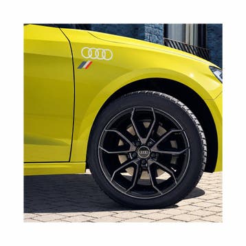 Originele Audi ringen heritage - zilver, Ophalen of Verzenden