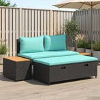 vidaXL Buiten bankenset 4-Aantal zitplaatsen 4 pcs 55 x 30 x, Verzenden, Nieuw, Rotan