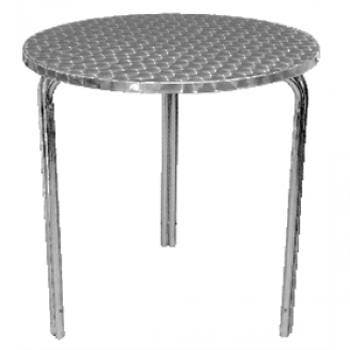 RVS stapelbare ronde tafel, Ophalen of Verzenden, Nieuw zonder verpakking