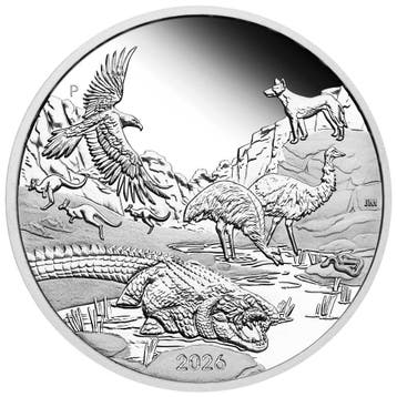 Wonders of Australia - The Outback 1 oz 2026 (75.000 oplage), Verzenden, Munten
