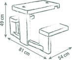 Smoby speelhuis accessoire - Picknicktafel -  –, Verzenden, Nieuw