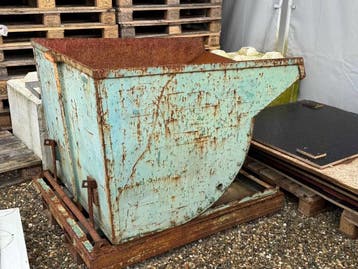 Kiepbak voor heftruck 130x100x105cm (Intern Transport), Verzenden