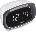 Nikkei NR200WE Klokradio wit, Verzenden, Nieuw