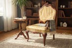 Fauteuil - Walnoot - Originele bekleding