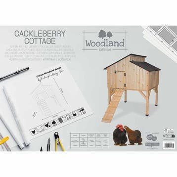 Kippenhok Duvo+ Woodland Cackleberry Cottage – Design Kip., Verzenden, Nieuw, Kippenhok of Kippenren