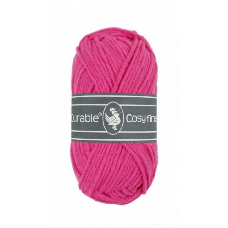 Durable Cosy Fine - Neon Pink - Haakgaren / Breigaren, Hobby en Vrije tijd, Breien en Haken, Breien of Haken, Nieuw, Wol of Garen