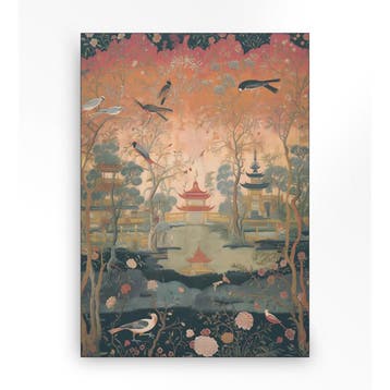 *WOONWINKEL* Urban Cotton Oriental Night Wandkleed In Frame, Verzenden, Nieuw