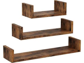 Veiling - iBella Living wandplanken set van 3 U vorm, Nieuw