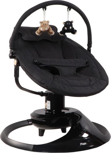 MamaLoes Nola Zwart Deluxe Elektrische Babyschommel, Verzenden, Nieuw