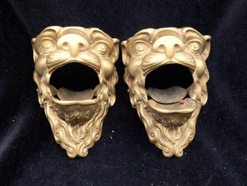 Decoratief ornament (2) - 2 Zeer Fraaie decoratieve antiek