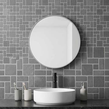 vidaXL Mozaïek Tegels Grijs 30 x 30 cm Marmer, Verzenden, Nieuw