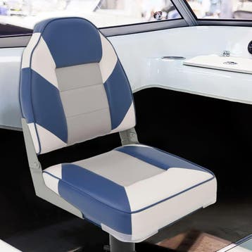 vidaXL Bootstoelen 2 st met poot 360° draaibaar, Watersport en Boten, Verzenden, Nieuw