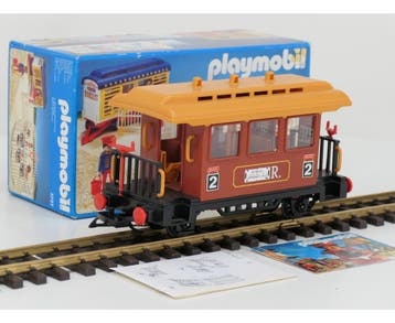 Playmobil 4120 Western personenwagen #9592 (Kinderspeelgoed), Ophalen of Verzenden, Gebruikt