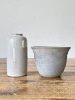 De Rijn Leiderdorp - Vaas (2) - Aardewerk - Vaas /