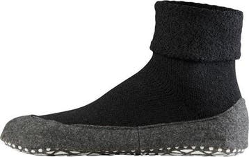 FALKE Cosyshoe Unisex Huissokken - Zwart - Maat 37-38, Verzenden, Nieuw