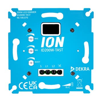 Ion Tast/Druk LED Dimmer | 0.3 - 200 Watt, Ophalen of Verzenden, Nieuw