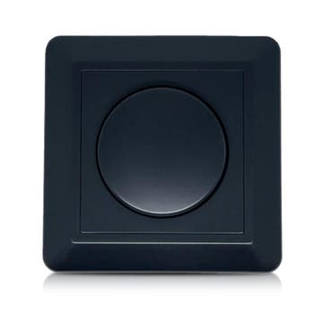 AFDEKRAAM | VOOR ENKELE DIMMER | ZWART, Nieuw