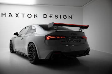 Maxton Carbon Spoilermet beugels V.2 met LED Audi A5 / A5, Verzenden