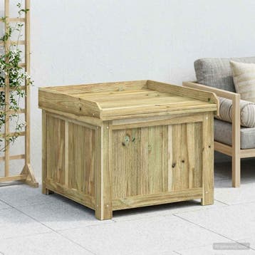 vidaXL Kussenbox voor buiten Geïmpregneerd grenenhout 58,5 x, Verzenden, Nieuw