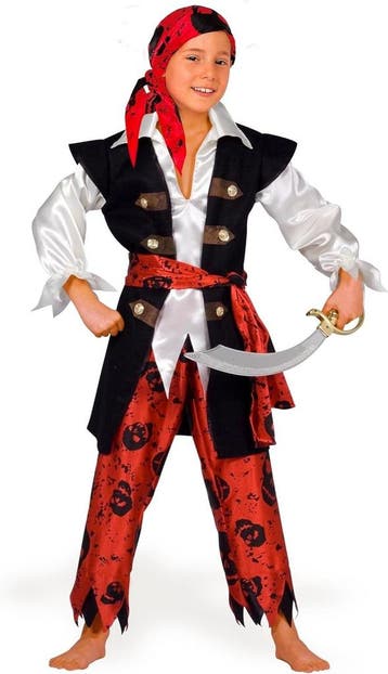 Piratenkostuum kind 8-10j | Retourdeal 28% Korting, Ophalen of Verzenden, Nieuw, 134 t/m 140, Jongen of Meisje