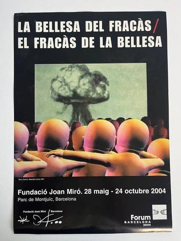 Zhou Xiaohu - **Original Exhibition Poster – La Bellesa del, Antiek en Kunst