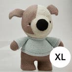 Amigurumi pakket Duncan hond Basis XL, Ophalen of Verzenden, Nieuw, Breien of Haken, Wol of Garen