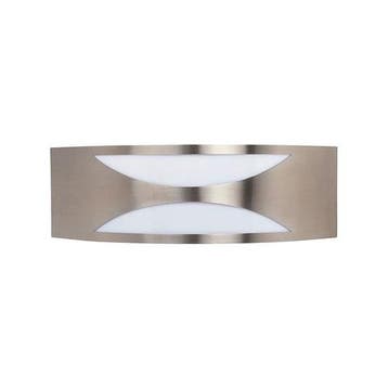 Tuin/Buitenlamp/Wandlamp Vierkant/Ovaal Mat Chroom RVS, Nieuw, Ophalen of Verzenden, Rvs, Hanglamp