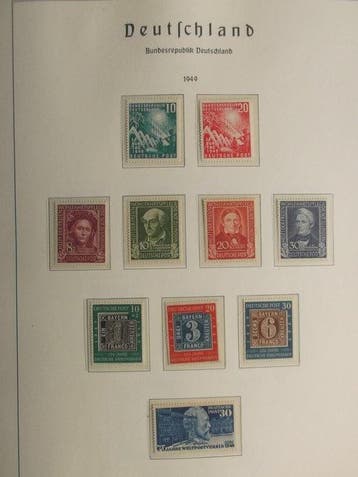 Duitsland, Bondsrepubliek 1949/2000 - 3 klemalbums met, Gestempeld