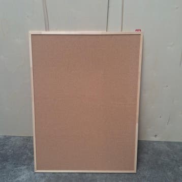 OUTLET - Prikbord met houten lijst - 90 x 120 cm, Ophalen of Verzenden, Nieuw