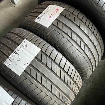 2 x Continental 245-45-16 Zomerbanden 7,5mm, 16 inch, Ophalen of Verzenden, Band(en), Personenwagen