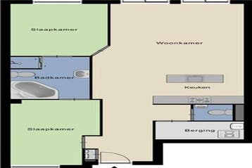Appartement Boddenkampstraat in Enschede, Via bemiddelaar, Overijssel, Enschede, Appartement