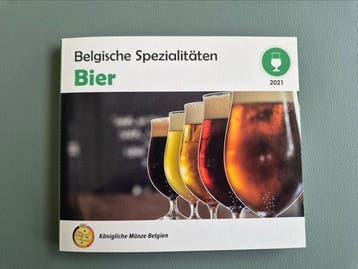 België. Year Set (BU) 2021 World Money Fair - Bier (Zonder