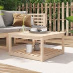 vidaXL Tuintafel 82,5x82,5x45 cm massief grenenhout, Tuin en Terras, Tuintafels, Verzenden, Nieuw