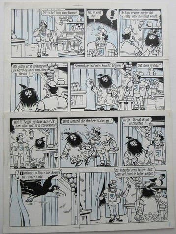 Eduard De Rop - Originele pagina (p.25) Jerom - De wondere, Boeken, Stripboeken, Nieuw