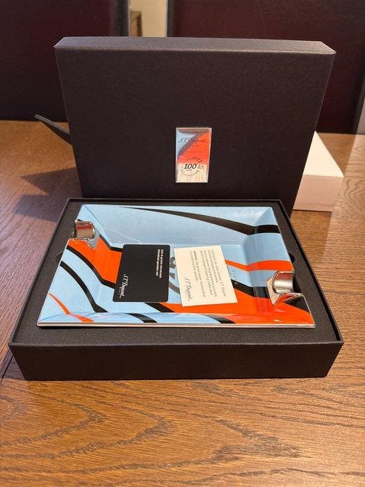 Dupont - Asbak - Porselein - Sigarenas Le Mans, Verzamelen, Rookartikelen, Aanstekers en Luciferdoosjes