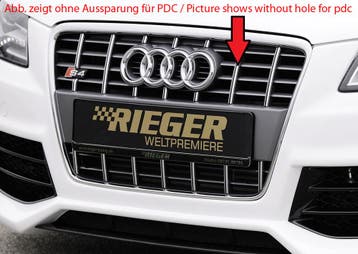 Grill geschikt voor Audi S4 (B8), platiniumgrau | A4 (B8/B81, Auto-onderdelen, Carrosserie en Plaatwerk, Verzenden, Nieuw, Audi